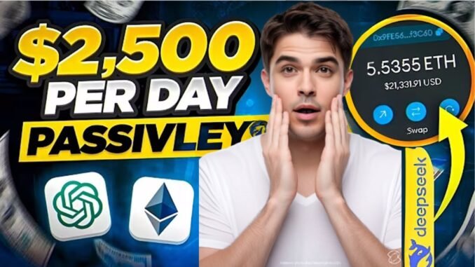 Earned $2,500 in 24 Hours by  ChatGPT Trading Robot !!! 🤖💚 Amazing Strategy! 🚀💚 #PassiveIncome #Bots