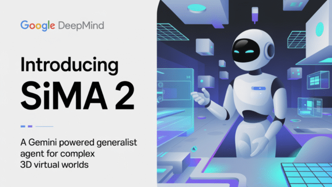 Google DeepMind Introduces SIMA 2, A Gemini Powered Generalist Agent For Complex 3D Virtual Worlds