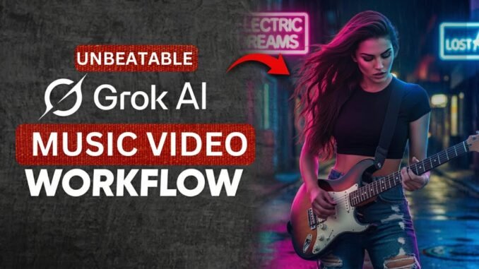 Grok AI + Suno AI: UNBEATABLE AI Music Video Combo (FREE Workflow)