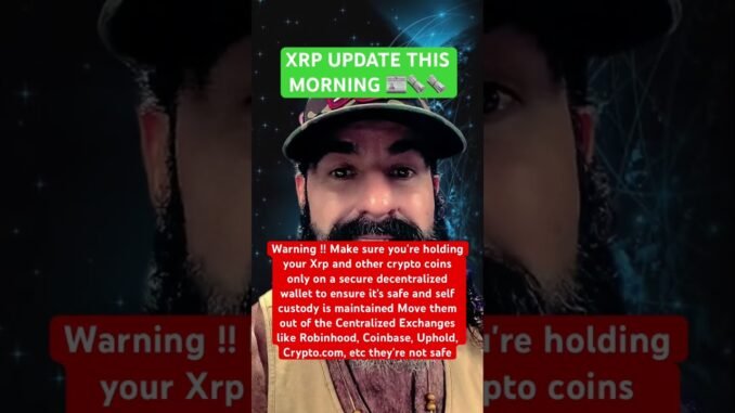 Have you secured your assets on a decentralized wallet connected to WEB3 ledger #xrp #xlm #news #xrp