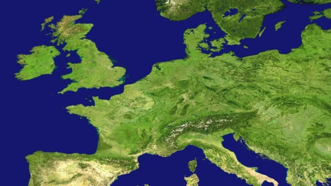 Map of the European continent as a trillion-euro AI prize sits on the table for Europe’s economy, and the region has the talent and raw ingredients to claim it.