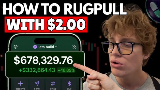 How To Rug Pull Meme Coins With $2 On Pump Fun 🚀 (EASY METHOD)