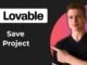 How To Save Project In Lovable AI (Full Guide)