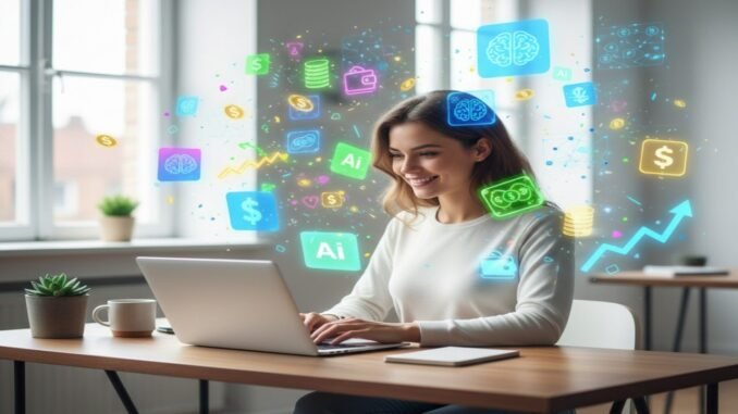 How to Earn Online with AI in 2025 (Free Beginner-Friendly Side Hustles for USA & Canada)