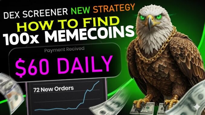How to Find 100x Memecoins on Dexscreener - How to Buy Memecoins on Dexscreener - Memecoin Trading