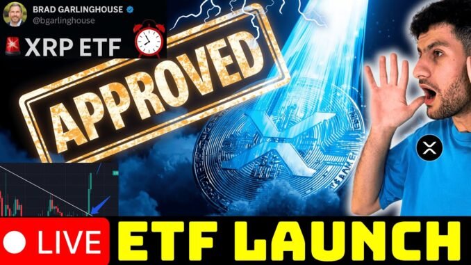 🚨 Live: Today's ETF Launch Changes XRP Forever | Sell the News or Massive Pump? (Watch Party)