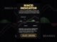 MACD indicator in share market #cryptocurrency  #market #trending2025