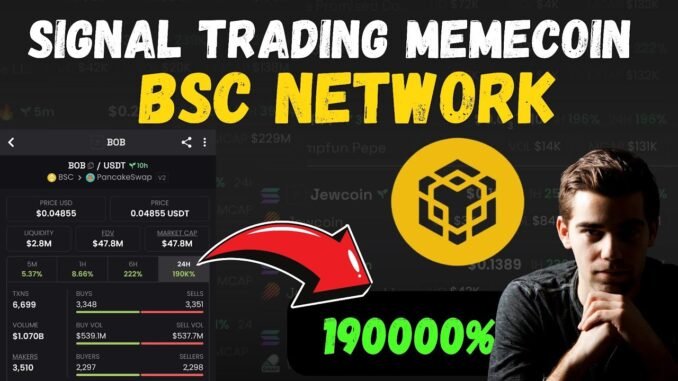 Signal Memecoin Jaringan BSC (Binance Smart Chain) #dexscreener #memecoin #atm.day #signaltrading