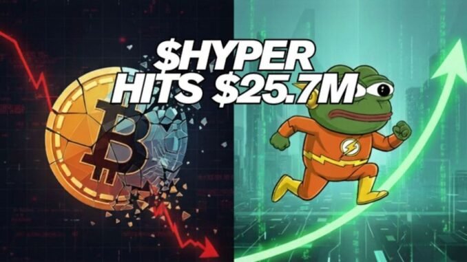 $BTC Price Prediction After Crash to $105K: $HYPER Hits $25.7M