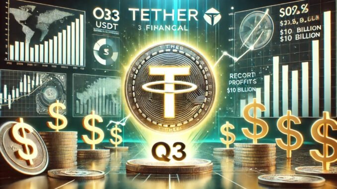 Tether Releases Q3 Report: Profits Surpass $10 Billion, Marking A Tether