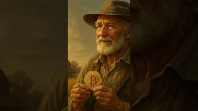 The Farmer Who Discovered Bitcoin #cryptocurrency #mindset #crypto #rich #ai