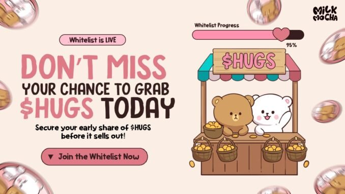 The $HUGS Whitelist Is Almost Full! logo