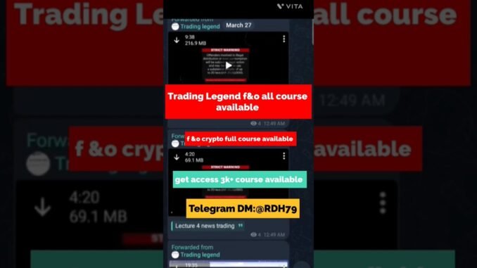Trading Legend F&O & Crypto Full Course Overview | Beginners Guide #shorts