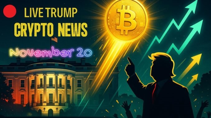 Trump Crypto News Live Today: Fresh Updates from the US Crypto Space (November 20)