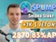 Tutoriel complet : stake PUMP coin en Pumpfun Solana pour 2870.83%% APY