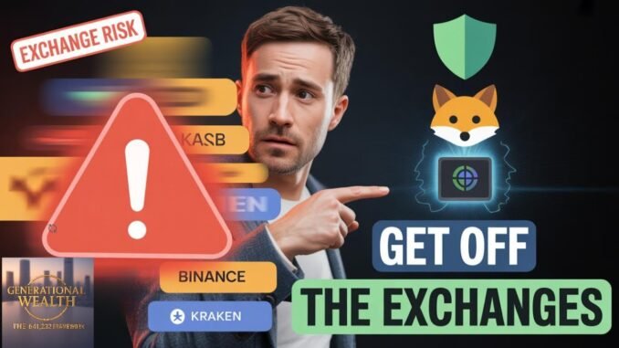 URGENT: Move Your Crypto OFF Exchanges Now | Simple Web3 MetaMask Wallet Tutorial