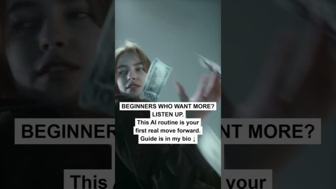 ✨ Want a fresh start? Grab the Free AI Guide in bio. ✨ @realwealthsignal . 🧠 My whole workflow shif