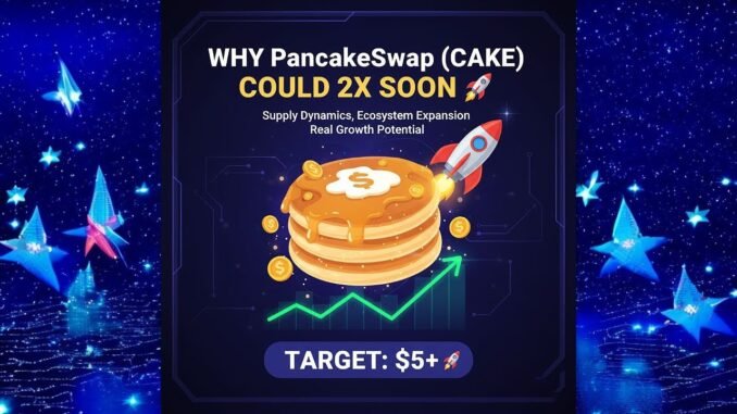 Why PancakeSwap (CAKE) Crypto Could 2X Soon 🚀