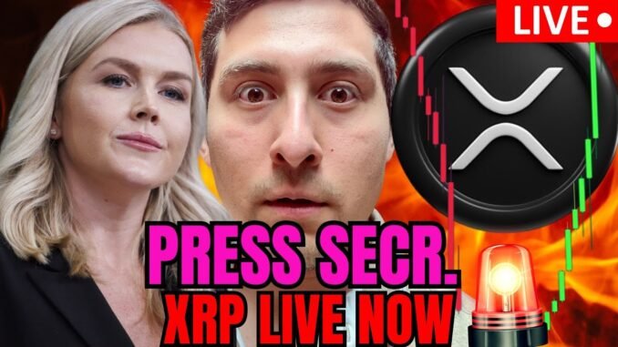 XRP CRASHING LIVE!🔴XRP TRUMP PRESS NEWS