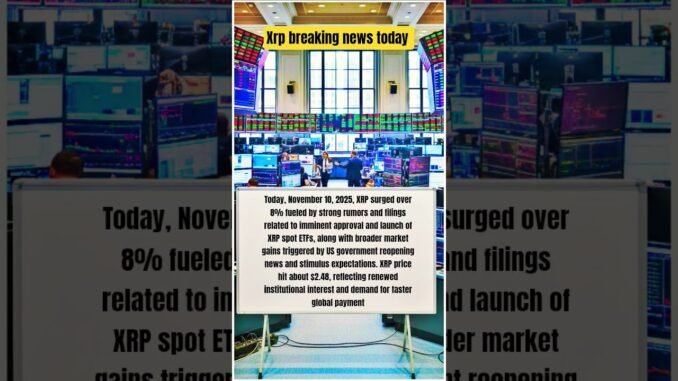 Xrp breaking news today #xrp #xrpnews