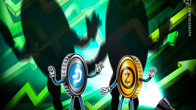 Zcash and Dash Back in Focus