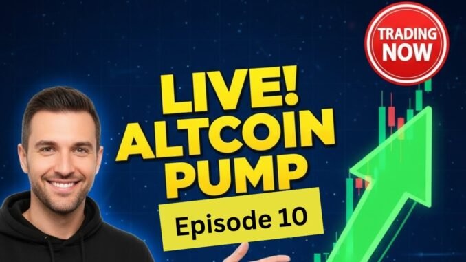 live Bitcoin and altcoin trading ! live news live ai coin pump