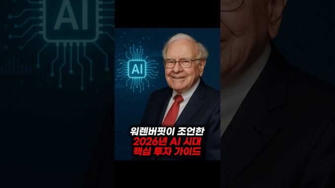 워렌버핏이 조언한 2026년 AI 시대, 핵심 투자 가이드