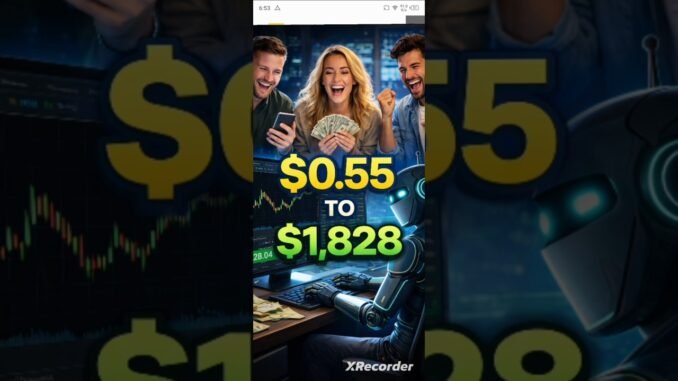 $0.55 → $1,828 LIVE   AI Forex Bot Auto Trading MT5