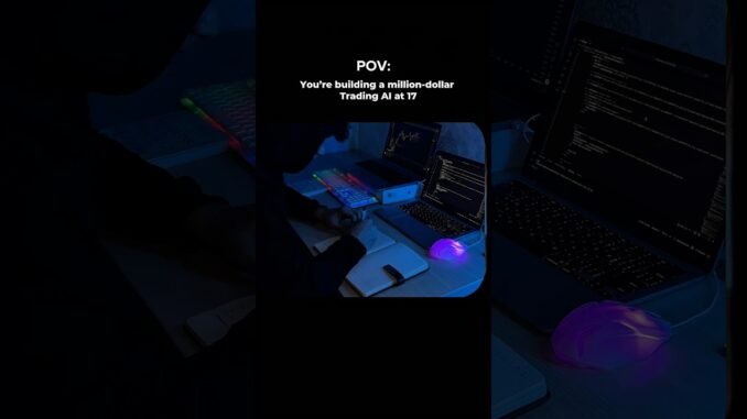 17-Year-Old Building Institutional Trading AI  #forex #crypto #startup #buildinpublic #shorts