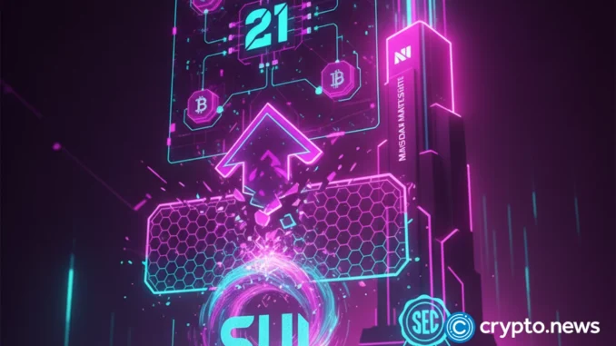 21Shares launches first leveraged SUI ETF on Nasdaq