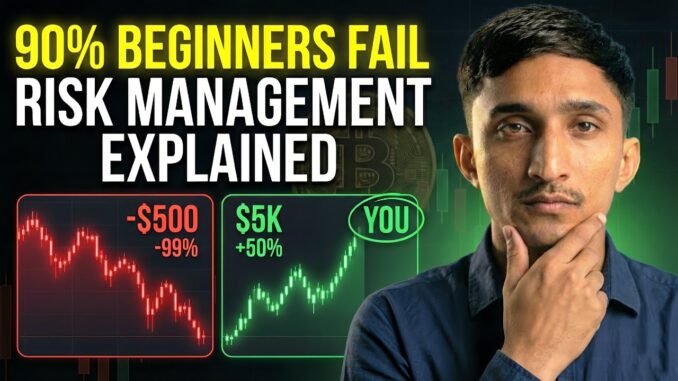 90% Crypto Beginners Fail – Risk Management Explained
