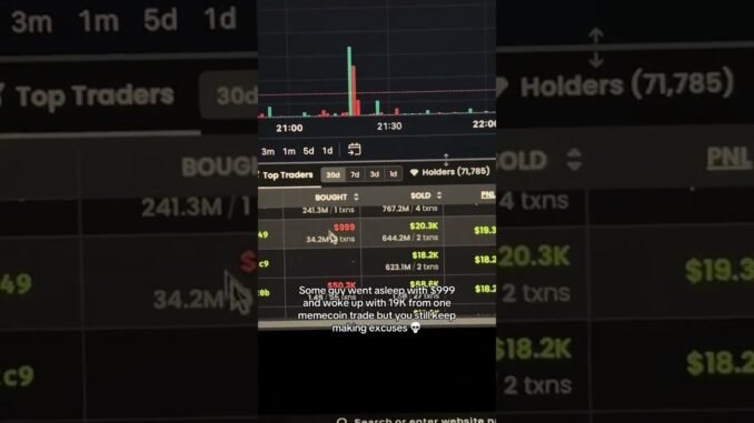 @SolVortexx on Telegram to learn #memecoins #solana #memecoin #memecoinseason #dexscreener