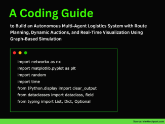 A Coding Guide to Build an Autonomous Multi-Agent Logistics System with Route Planning, Dynamic Auctions, and Real-Time Visualization Using Graph-Based Simulation