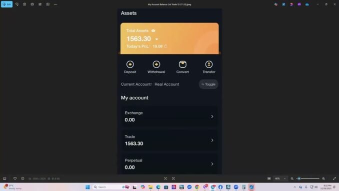 AI Crypto BTC/USDT Futures Trading - 1st Trade for 12/27/25