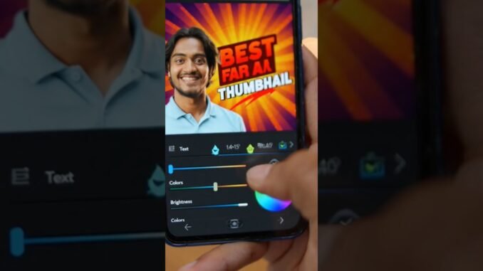 “AI से YouTube Thumbnail Kaise Banaye? | 1 Minute में Perfect Thumbnail Guide”