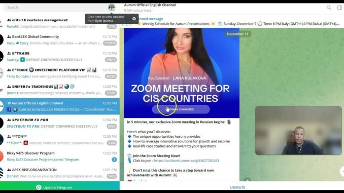 Aurum foundation Dec update Passive crypto bitcoin income  Ai trading robots No scam just daily USDT