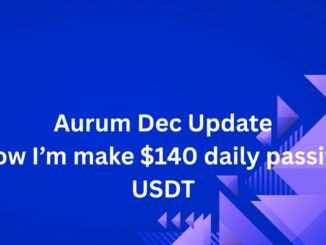 Aurum foundation Dec update review Ai robots w Arbitrage trading Passive USDT crypto income No scam