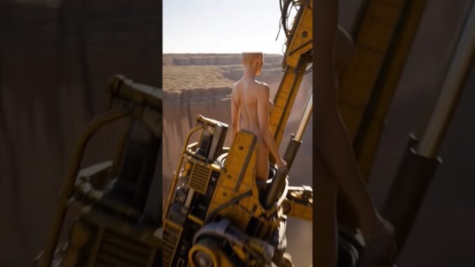 BIOMECHANICAL  Excavation Machine Made by GROK AI #ai #grokai