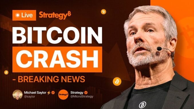 BITCOIN CRASH: Michael Saylor on MSTR Stock Drop – BTC Price Analysis