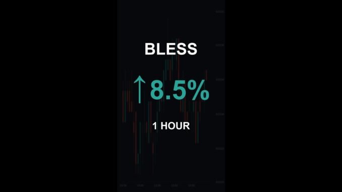 BLESS is up 8.5% in 1 hour!âš¡December 02, 2025 | #bless #coins #altcoins #crypto #shorts