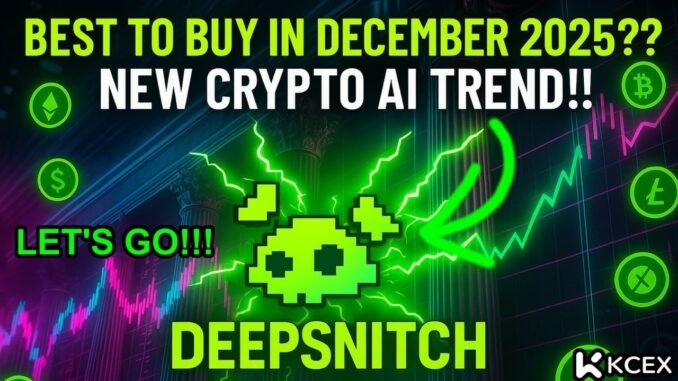 Best Crypto to Buy now December 2025?? Deepsnitch AI Presale (Massive Potential)