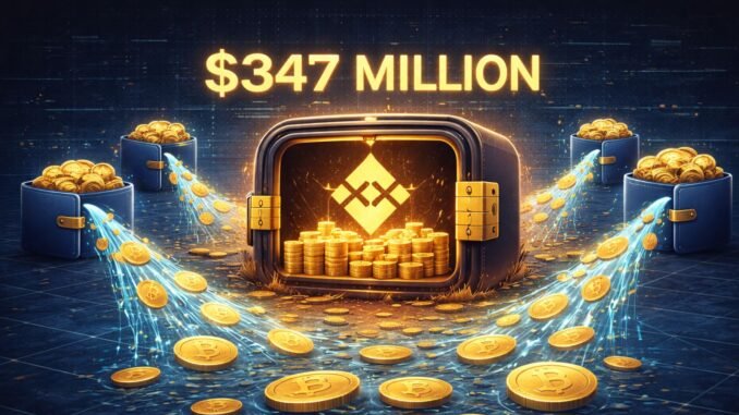 Binance Receives $347 Million In Bitcoin as Matrixport-Associated Wallets Offload Assets