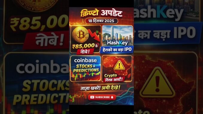 Bitcoin $85K से नीचे 😱 | Crypto Market Update Today | Big News #shorts #cryptonews