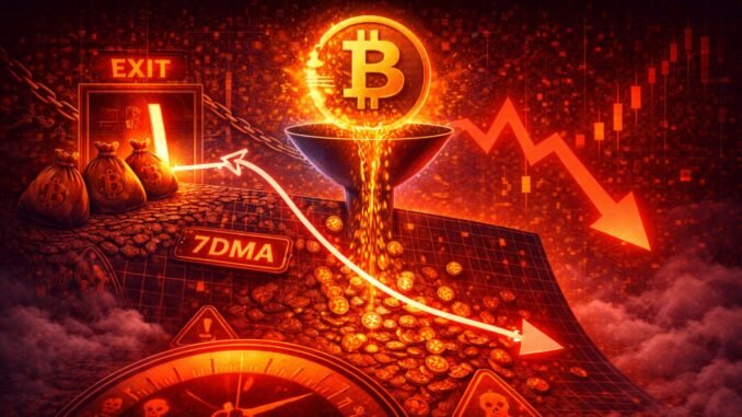 Bitcoin Capital Continues to Exit: Why A Negative 7dMA Signals Bitcoin Capital Continues to Exit: Why A Negative 7dMA Signals A High-Risk Regime