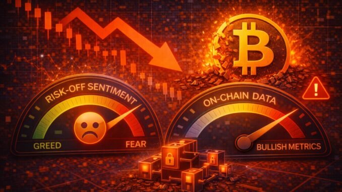 Bitcoin Enters Risk-Off Regime: Sentiment and On-Chain Data Align Bitcoin Enters Risk-Off Regime: Sentiment and On-Chain Data Align