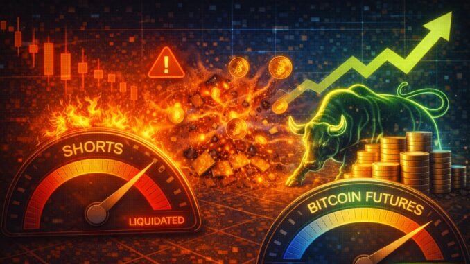 Bitcoin Futures Structure Favors Bulls as Short Liquidations Accelerate