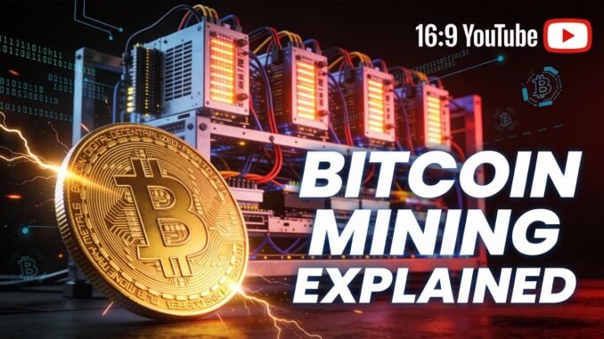 Bitcoin Mining: कैसे काम करते है?#viral#facts#bitcoin#mining#viralscience#tech#ai#viralscience