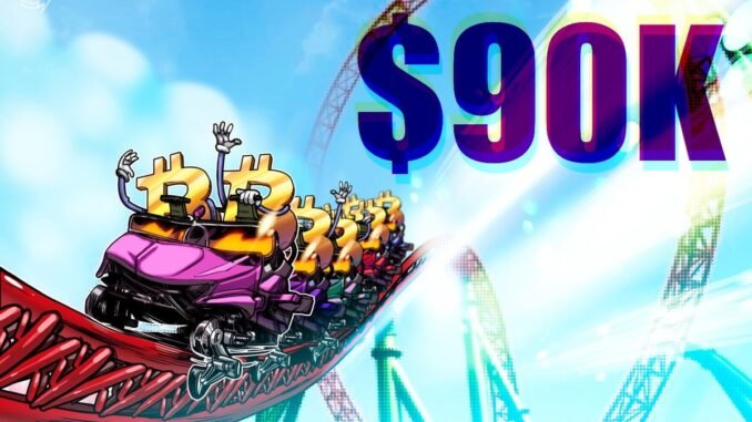 Bitcoin Stays Volatile as Wall Street Selling Returns