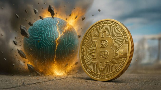 Bitcoin just exposed a terrifying link to the AI bubble Bitcoin just exposed a terrifying link to the AI bubble that guarantees it crashes first when tech breaks