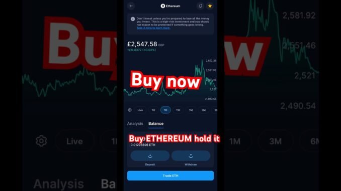 Buy now hold it ETHEREUM #xrp  #ethereum #bitcoin  #solona #autumn #xrpcoin #cryptocurrency